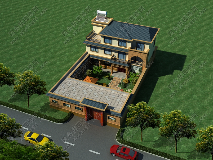 新农村自建房别墅外观效果图设计